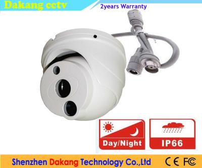 China sensor do CMOS da câmera de 1.3MP HD CVI, câmeras brancas do CCTV da disposição do diodo emissor de luz à venda