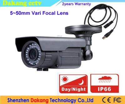 China Vari Focal Lens 2.4MP 1080P Analog HD Camera IR Led Dual Voltage for sale