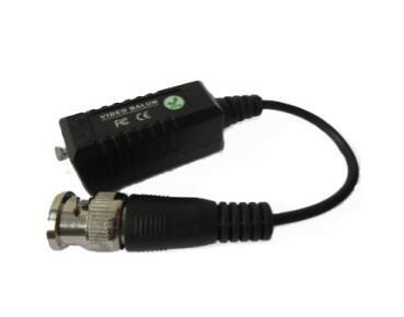 China Black AHD Camera CCTV Accessories Passive Video Balun with Power for sale