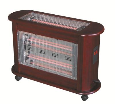 China High Quality Bult-in Tip-Over Switch Case Wood Heater 2400W With Safety Control for sale