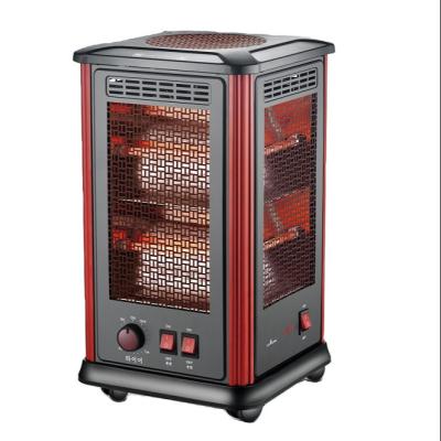 China Hotel five faces quartz heater 2000W with good quality wheels and Tip-over switch, timer switch for sale