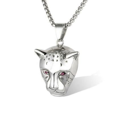 China Stainless Steel TRENDY High Quality Panther Jewelry Fashion Hip Hop Mens Necklace Pendant Key Pendant for sale