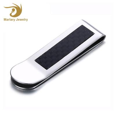 China Wholesale Europe Magnetic Coins Titanium Men's Wallet Silver Clip Material Credit Card Holder, Plastic Spring Carbon Fiber Money Clip for sale