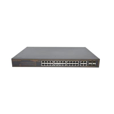 China Industrial POE Fiber Switch Mini Poe Switch 10/100base-Tx Ieee802.3af&At Unmananged For Ethernet Transmission for sale