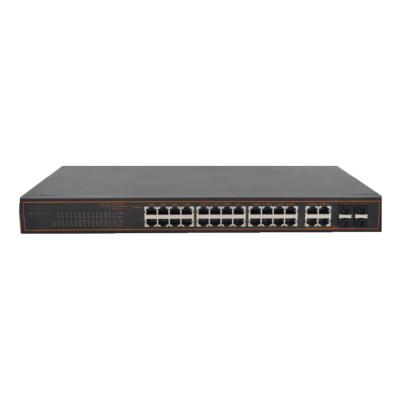 China Cheap Price 24 and 4 Fiber Port SFP Din-Rail Ethernet Ethernet Unmanaged Switch for sale