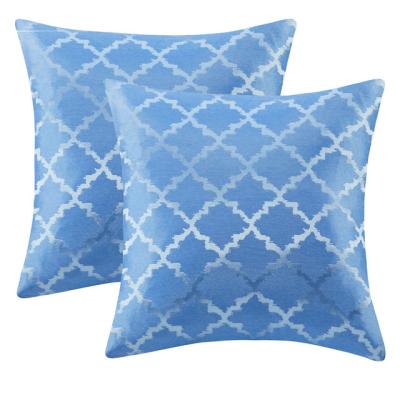 China Modern Simple Anti-static Bed Sofa Back Decoration Jacquard Home Decoration Pillow Cover Cushion Cover for sale