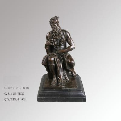 China European Bronze Sculpture Zeus Statue On Europe 2018 Hot Sale For Indoor Home Decoration for sale