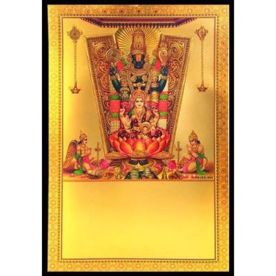 China India Popular 3D Gold Foil Indian God 24k Gold Souvenir Gift for sale