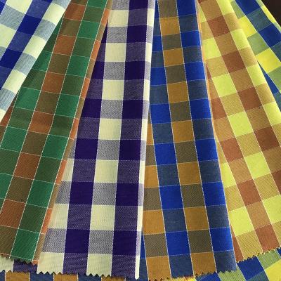 China Shrink-Resistant Check Fabric For School Uniform Polyester Check Fabric for sale