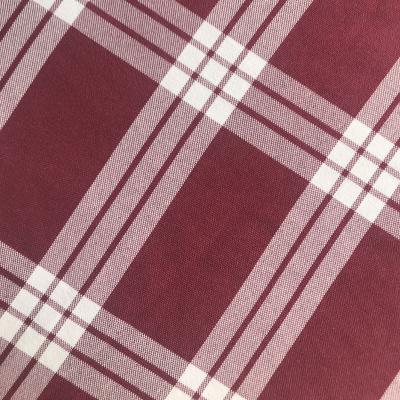 China Breathable high quality red checked fabric for bags and tablecloths for sale