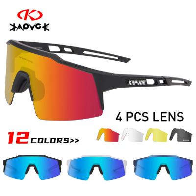 China OEM Eyewear Bicycle Sunglasses Mountain Road Bike Glass Men Women MTB Sports Cycling Glasses Cycling Equipment KE9023 for sale