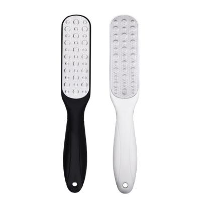 China 304stainless steel+plastic foot file and callus remover pedicure tools dead thick hard skin callus remover foot file for sale