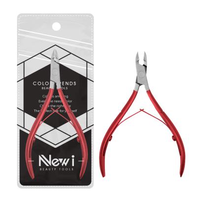 China Toe Colorful Cuticle Stainless Steel Nipper Remover Cutter for Nails and Jaw Toenails1/2 for sale