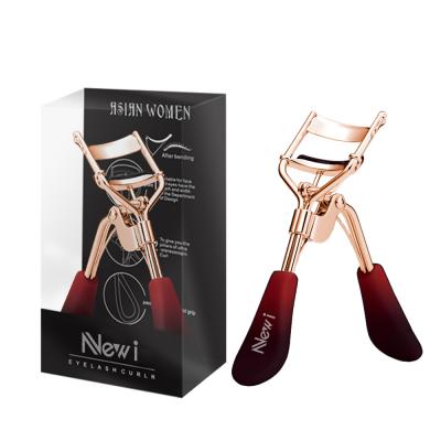 China Eyelash Curler Tool Plated Lash Eyelash Curler Tweezer For Mascara Retail Makeup Brush With PVC Box for sale