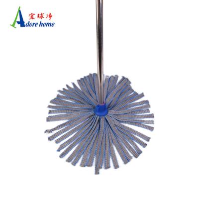 China Home Office Home Office Broom White Card Floor Wash Traditional Broom Rod Rotating Universal Dry Blow for sale