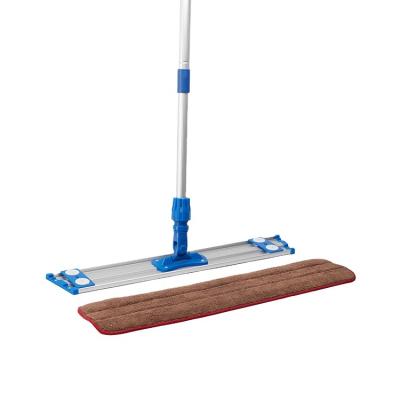 China Traditional flat type convenient broom can be assembled and disassembled for free hand-washing dusting flat broom mop for sale