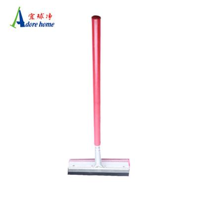 China Wholesale Soft Cleaning Tool Window Squeegee Soft Rubber Squeegee With Wooden Handle for sale