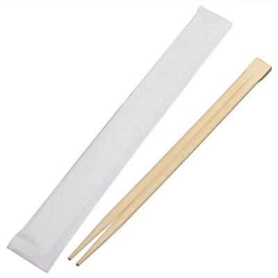 China 9 Inch Disposable Disposable Bamboo Chopsticks with Individual Pack Connected at Top (200 pcs) for sale