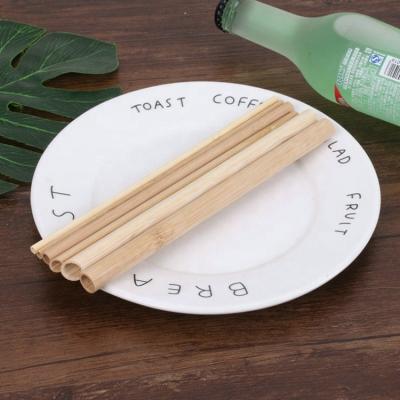 China Disposable Reusable Biodegradable Bamboo Eco Friendly Drinking Straws Alternative To Plastic Natural Bamboo Straw 10 Straws Set for sale