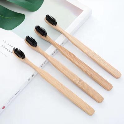 China Disposable 100%Bamboo Charcoal Hot Selling Natural Eco-Friendly Toothbrush Eco-Friendly Toothbrush for sale