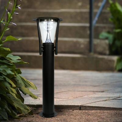 China HOMBO LANDSCAPE Integrated Pathway Bollard Light Waterproof Stainless Steel Ip65 LED Solar Garden Lawn Light for sale