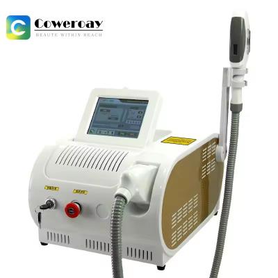 China Three Different Wavelength Opt Ipl Nd Yag Laser Hair Removal Machine for sale