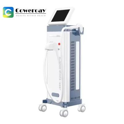 China 808nm Diode Laser Permanente Haarverwijderingsmachine 1200W Voor Huidverjonging Te koop