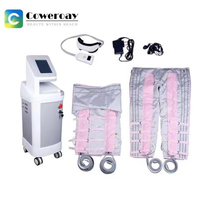 China 24 Air Bags Pressotherapy Jacket Pants Slimming Machine Cellulite Reduction for sale