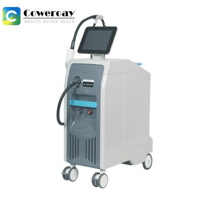 China Supplier Dual Wavelength Laser Hair Removal Machine For Remove Tattoos And Pigment for sale