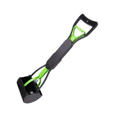 China Viable Portable Collapsible Pet Cat Poop Scooper Dog Poop Scooper Dog Poop Clean Picker with 80cm Handle for sale