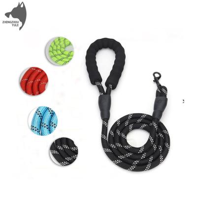 China Large Reflective Strong Climbing Nylon Braided Rope Dog Leash for sale