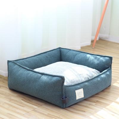 China Rectangle Sofa Bed Dog Nest Large Rectangle Pet Dog Bed Waterproof Washable Breathable Pet Beds for sale