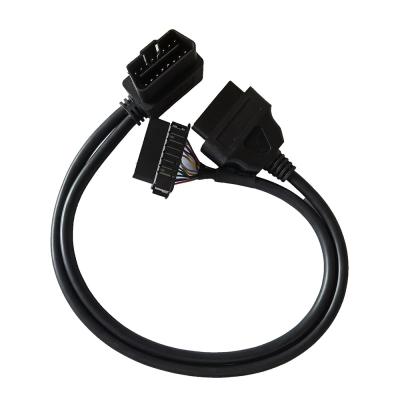 Chine Mâle de diviseur de câble de 12W-24W OBD2 Y à conjuguer femelle pour Benz Vehicle Diagnosis à vendre