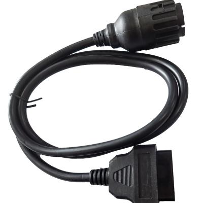 China de Vrachtwagen Kenmerkende Kabels 10 van 12V 24V OBD2 Pin Adapter For Automotive Industries Te koop