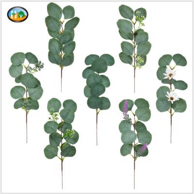 China Water Resistant High Quality Custom Made Color Hanging Leaves Artificial Palm Leaves Artificial Decoration for sale