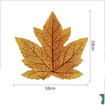 China Water Proof Factory Direct Sale Autumn Leaves Artificial Palm Leaf Decor for sale