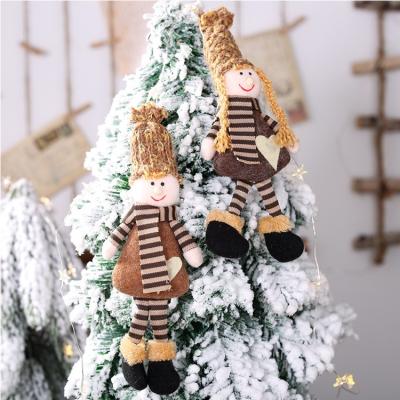 China Flannel+knitted 2020 New Design Amazon Christmas Doll Christmas Gift Cute Hot Selling Cute Christmas Tree Ornament for sale