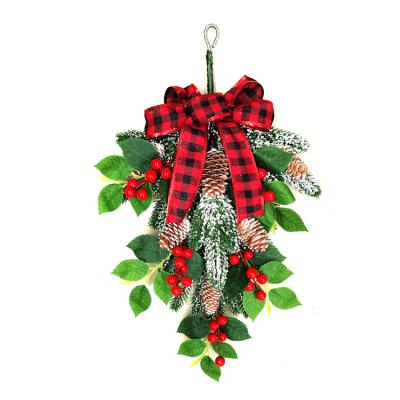 China 2021 Fashion Factory Sale Newest Customized Christmas Hangings Ornament Christmas Wreath Decoration for sale