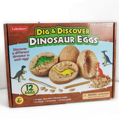 China Hot Sale Dinosaur Eggs Dig Kit Animal Toy Children's Education Educational Animal Toys for sale