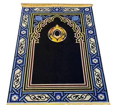 China Portable Islamic Carpet Namaz Sala Sajjadah Muslim Prayer Mat Turkey Rug Rugs Anti Slip Washable Anti Slip for sale