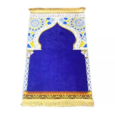 Κίνα 2021 Sale 2021 Educational Prayer Mat Wholesale Muslim Diamond Blanket Prayer Turkey Carpet Hot Foldable Washable Gold προς πώληση