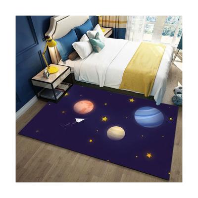 China Washable Kids Cartoon Rich Patterns Carpet Play Mat Animal Print Carpets For Kid à venda