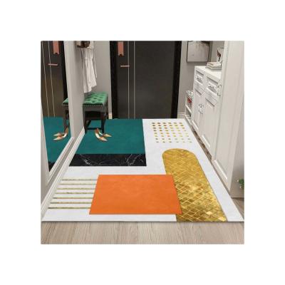 中国 3D Anti Slip Washable Mat Washable Rugs And Blankets Pinted Machine Made Runner Carpet Rug Cover Hallway 販売のため