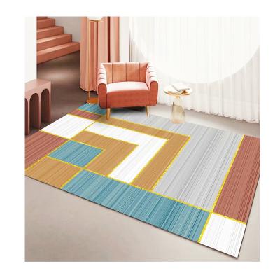 China Wholesale Washable Rug Floor Mat Large Washable Rugs Ground Very Comfortable Living Room Anti-Slip Wall zu verkaufen