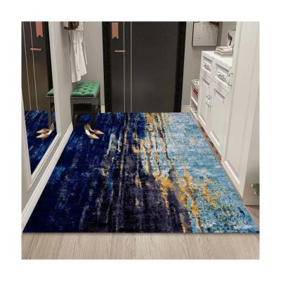 China High Quality Modern Rose Geometric 3d Outdoor Rug Printed Rugs And Blankets Eco-friendly Minimalist Mat for sale