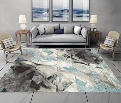 Chine 2021 Hot Selling Washable Low Price 3D Floor Mats Custom Area Rugs For Living Room Large à vendre