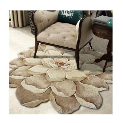 Chine Large Living Room Carpet China Wool Designer Custom Logo Washable Carpet Washable Hand Made Blankets à vendre