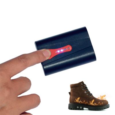 China Consumer Electronics Rechargeable Battery Heated Shoes with LED Display 3.7v 5200mAh with 4 Adjustable Temp for sale