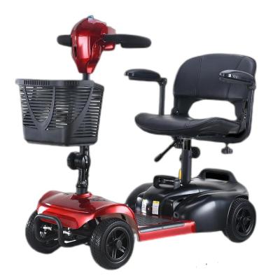 China 4 Wheel Aluminum Alloy Folding Electric Disabled Mobility Foldable Scooter for Golf Elder Electric Scooter for sale