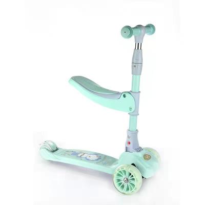 China High performance plastic 3 in 1 widened and regular wheels scooter kids mini scooter for sale